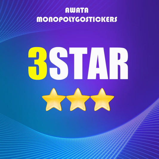 Monopoly Go 3star stickers all